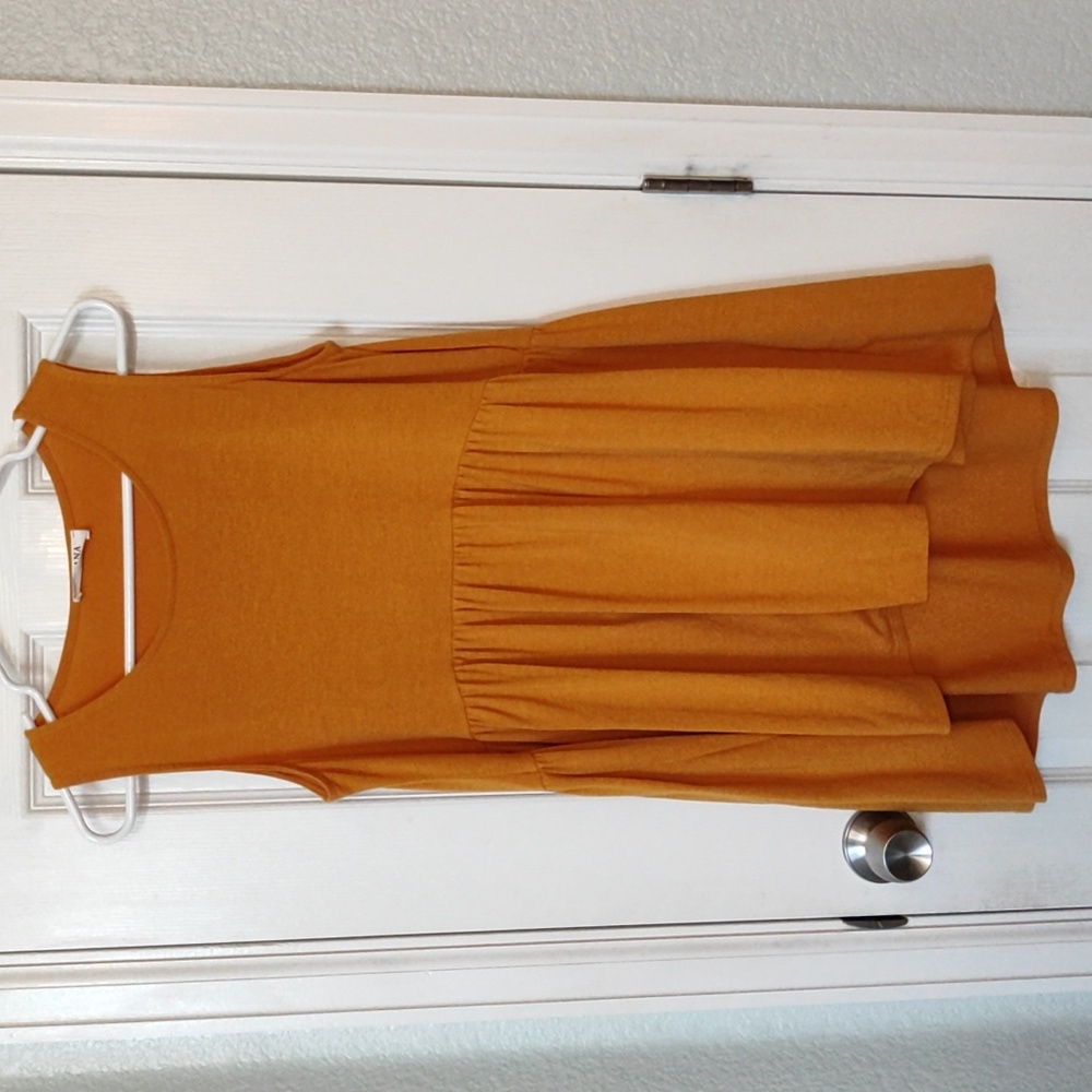 Mustard Yellow Babydoll Tank
